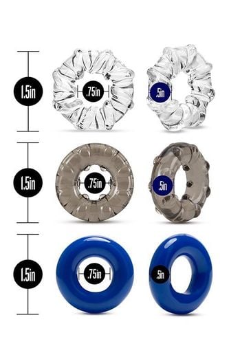 stay hard triple stretch 3pack cockrings na Arena.pl