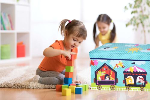 Pojemnik na zabawki pociąg na Arena.pl