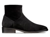 Clarks Botki damskie - Pure Rosa Cushion Plus - rozmiar 37 - czarne, skóra