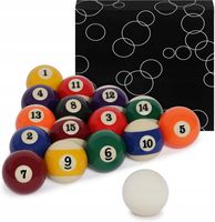 Zestaw Komplet bil, Bile do bilarda 57,2mm pool