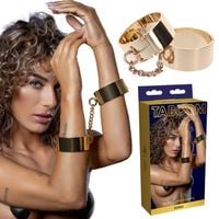 Ekskluzywne Sexy Kajdanki Do Seksu Bdsm Złote 17300