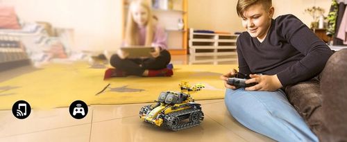 TECHNOLOGIA ROBOT ZESTAW APP I PILOT ZDALNEGO STEROWANIA PROGRAMOWALNY 3W1 na Arena.pl