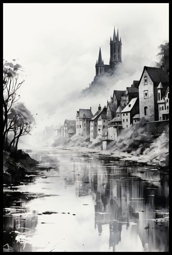 Plakat 61x91,5cm Mglisty Refleks na Arena.pl