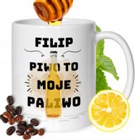 Kubek Dla Filipa Kolegi Przyjaciela Męża Prezent Z Nadrukiem Biały 330Ml