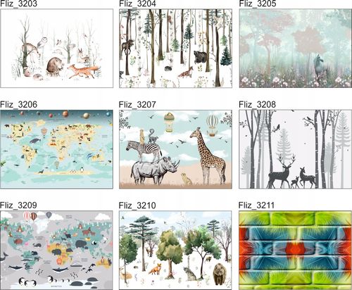 FOTOTOAPETY Mapa Świata Zwierzęta 260x180 na Arena.pl