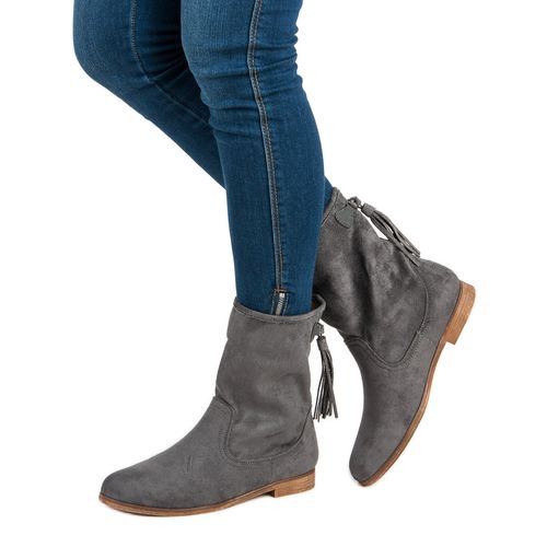 Zamszowe Botki Boho r.36 na Arena.pl