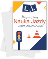 ulotki A6 reklamowe firmowe 100 szt różne wzory NAUKA JAZDY NAZWA FIRMY