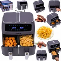 FRYTKOWNICA BEZTŁUSZCZOWA 2 KOSZE 8L/2500W FRYTKOWNICA BEZTŁUSZCZOWA 2 KOSZE 8L/2500W