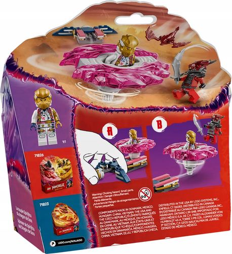 71824 - lego ninjago - smoczy spinner spinjitzu sory na Arena.pl