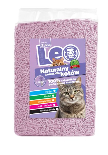 Żwirek dla kotów  Leo - Lawendowy zdjęcie 1