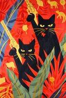 Plakat 61x90,5cm Dżungla w Odcieniach Nocy