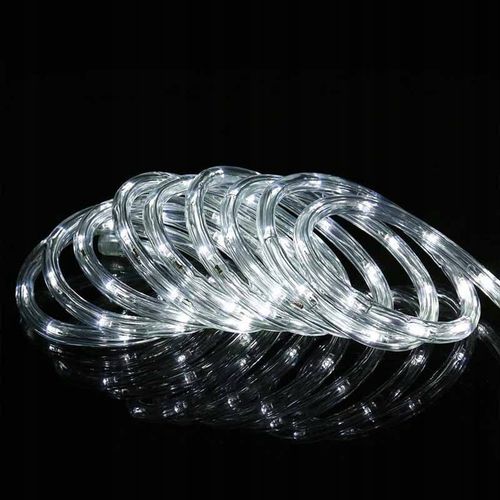 MOCNY WĄŻ ŚWIETLNY ZEWNĘTRZNY WEW LAMPKI CHOINKOWE 480 LED 20m BIAŁY ZIMNY na Arena.pl