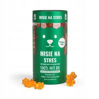Żelki Misie na Stres Noble Health Relaks Wyciszenie Melisa Cynk