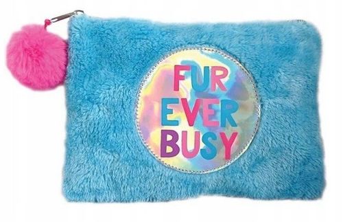 STNUX Kosmetyczka pluszowa turkus STN5096 na Arena.pl