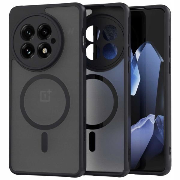 Spacecase Hybrid Mag Oneplus 13 Black zdjęcie 1