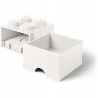Pojemnik na klocki LEGO Na Zabawki 40051735 biały White