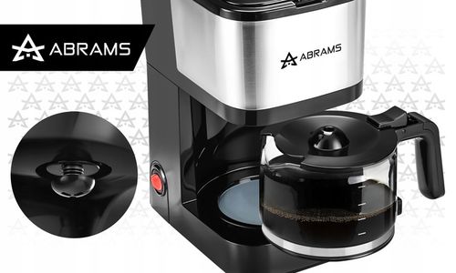 EKSPRES DO KAWY PRZELEWOWY 800ML 1000W BLOKADA KAPANIA PODTRZYMANIE TEMP na Arena.pl