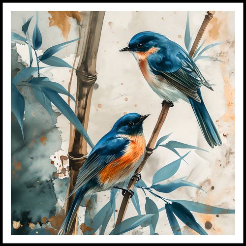 Plakat 80x80cm Trzy Ptaki na Arena.pl