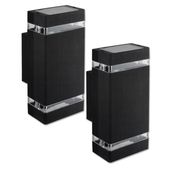 2 SZT LAMPA ZEWNĘTRZNA ŚCIENNA ELEWACYJNA LED 2xGU10