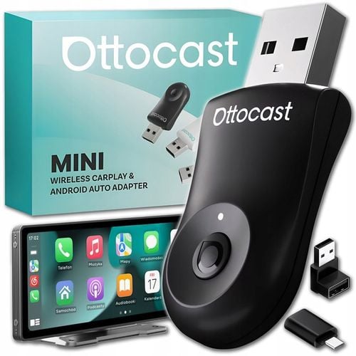 Ottocast Mini CA505-T – Adapter CarPlay & Android Auto Bezprzewodowy na Arena.pl