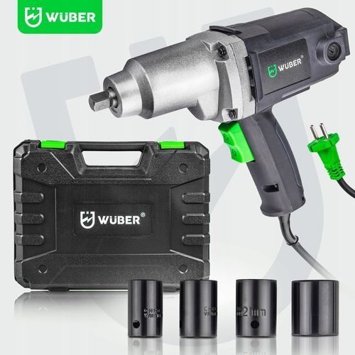 KLUCZ UDAROWY DO KÓŁ ELEKTRYCZNY 2200W 800Nm 1/2" MOCNY Z ZESTAWEM NASADEK na Arena.pl