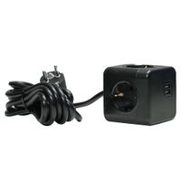 MicroConnect Power Cube Duo USB & Power, 3m