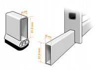 Stopka stabilizatora Krause Corda 61,5x20mm 1szt