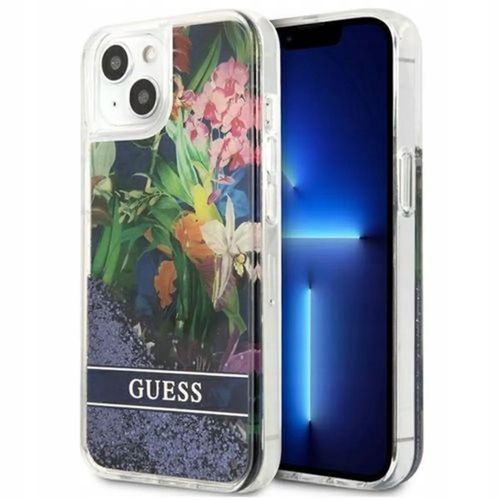 Etui do iPhone 13 mini Guess Niebieski Hardcase na Arena.pl