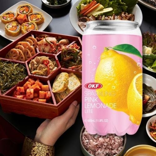 OKF Sparkling Pink Lemonade koreański napój cytrynowy 350ml na Arena.pl