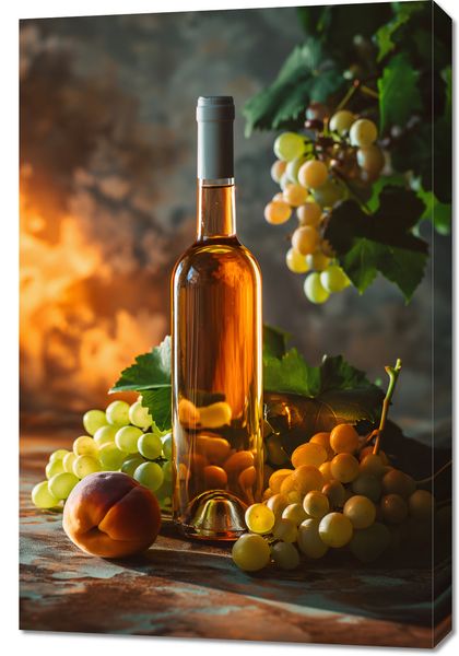 Obraz 60x90cm Bursztynowe Wino zdjęcie 1