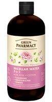 GREEN PHARMACY Woda micelarna 3w1 Róża piżmowa i Bawełna 500 ml
