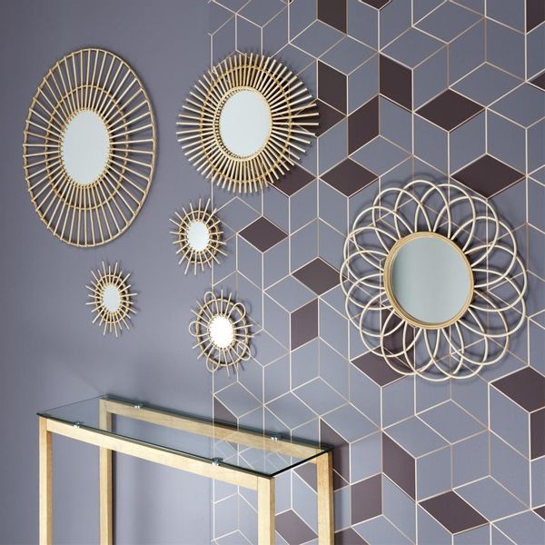 Zestaw 3 luster rattanowych Lipsi zdjęcie 5