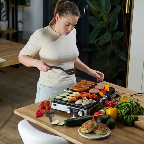 Grill elektryczny Kontaktowy Yoer 2000W +Programator czasu i Temperatury na Arena.pl