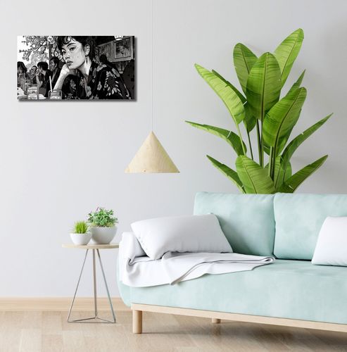 Obraz 60x30cm Czarne Kimono na Arena.pl