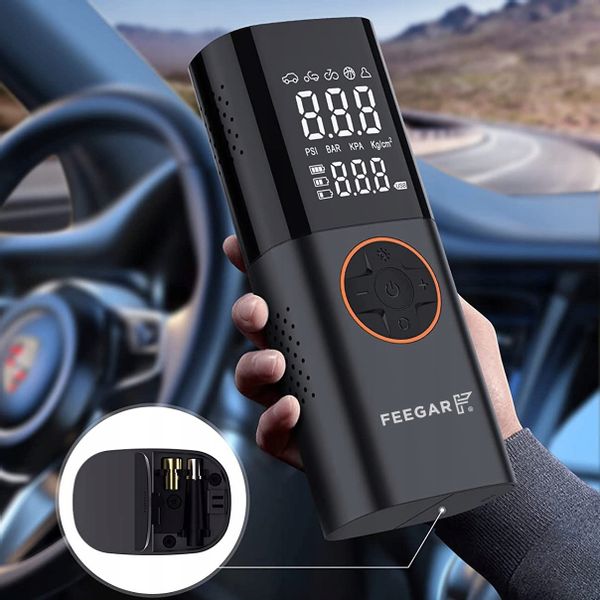 Kompresor Samochodowy Feegar Pompka Sprężarka 12V zdjęcie 5