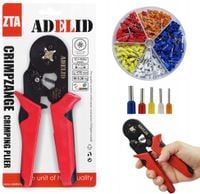 Zaciskarka praska Adelid ZTA-A-TIBOX500 z tulejkami 0,25 mm² - 10 mm²