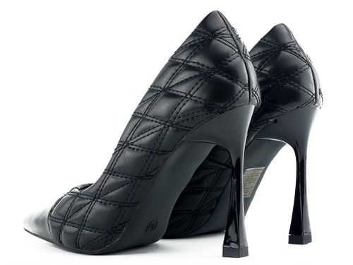 Czarne matowe szpilki damskie 40 na Arena.pl