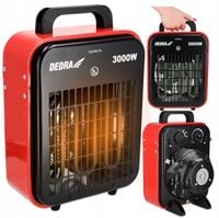 Nagrzewnica elektryczna Farelka Dmuchawa Grzejnik Termostat 3kW DEDRA 230V