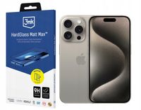 Apple iPhone 15 Pro - 3mk HardGlass Matt Max