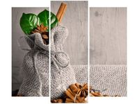 90 80CM OBRAZ T3 ELEM KAWOWA ROZKOSZ DRUK ŚCIENNY