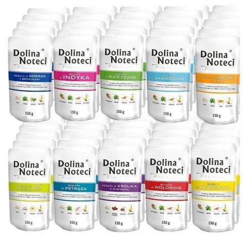 DOLINA NOTECI Premium karma mokra dla psa MIX Smaków - 20x 150g na Arena.pl