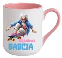 KUBEK Z NADRUKIEM PREZENT DZIEŃ BABCI URODZINY BABCIA IMIENINY ŚWIĘTA