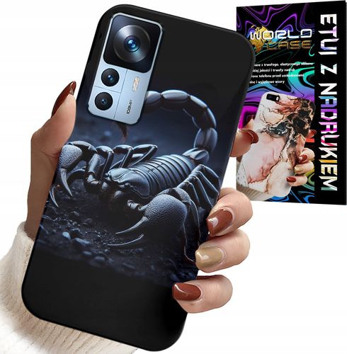 ETUI DO XIAOMI 12T / 12T PRO - SKORPION, SKORPIONY + FOLIA HYDROŻELOWA na Arena.pl