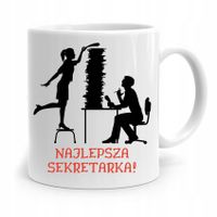 Kubek Prezent Dla Sekretarki Najlepsza Sekretarka Z Nadrukiem Ze Zdjęciem