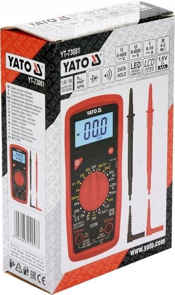MIERNIK CYFROWY ELEKTRYCZNY MULTIMETR TEST BATERII LCD zdjęcie 13
