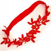 CZERWONA PODWIĄZKA studniówkowa podwiązki studniówka HAND MADE