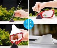 ANTENA RADIOWA FM SAMOCHODOWA NA DACH REKIN PŁETWA