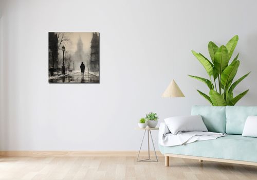 Obraz 60x60cm Mgła nad Londynem na Arena.pl