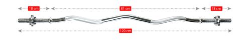 gryf gięty / łamany 120 cm allright na Arena.pl