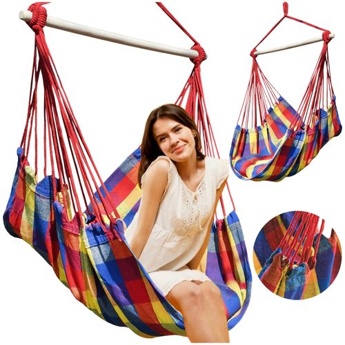 Hamak krzesło brazylijskie 100x100cm na Arena.pl